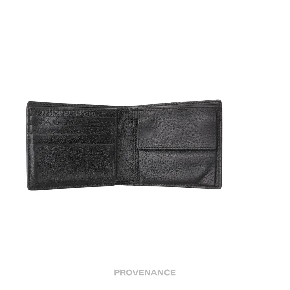 🔴 Gucci GG Marmont Bifold Wallet - Black Leather